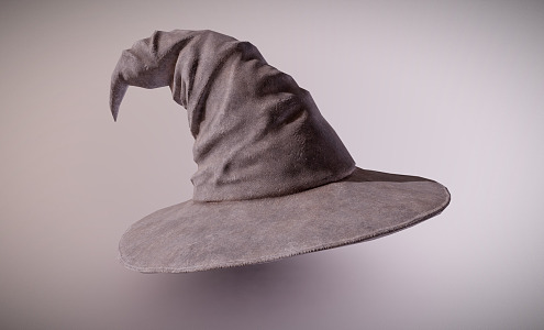 Modern Witch Hat 3d model