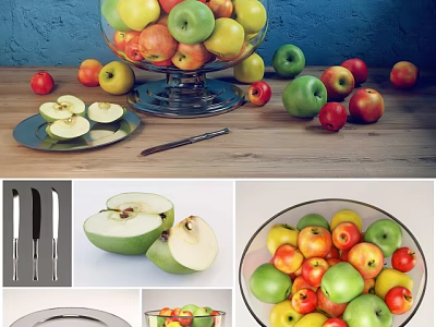Apple 3d model