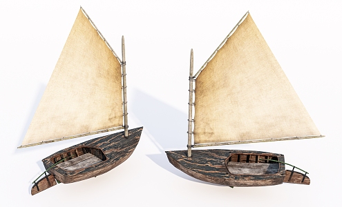 Modern Sailing Boat 3d model