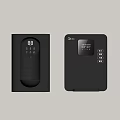 Modern Midea Black Kitchen Appliances With Digital Display Water Outlet And Control Buttons
