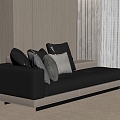 Modern chaise longue 3d model