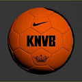 Nike Red Soccer Ball With KNVB Logo Essential For Daily Living Sports Activities