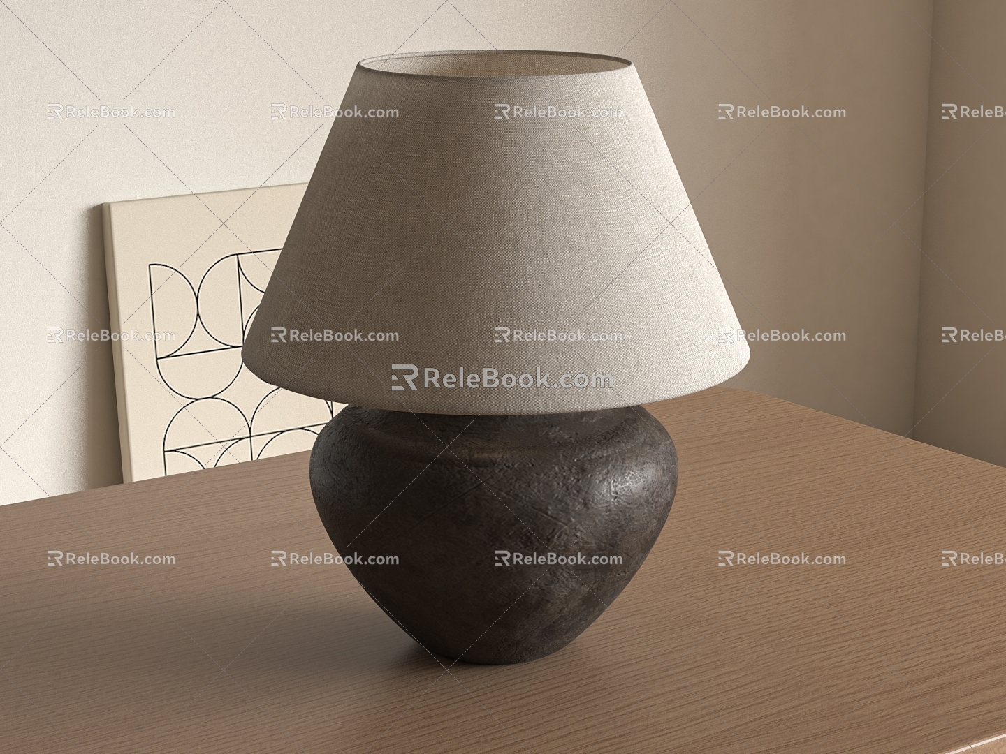 Quiet Table Lamp 3d model