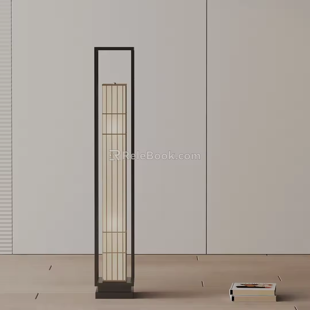 Modern floor lamp 3d model