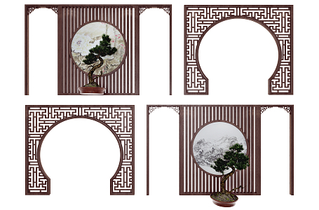 Chinese-style Pass 3d model