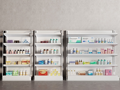 Medicine Cabinet Drug Shelf model