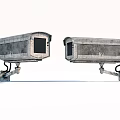 Modern camera old traffic camera 3d model