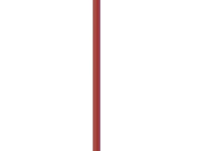 Red Vertical Decorative Strip Adding Modern Touch To Interior Spaces 3d model