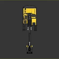 Volvo Yellow And Black Crawler Excavator For Heavy Duty Construction Work