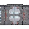 Modern Sci-Fi Door Metal Door 3d model