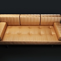 Three-seat sofa desede memory 3d model