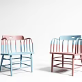 Colorful Wooden Children Chairs with Backrest Stable Legs and Safe Design