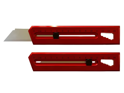 Multifunctional utility knife utility knife knife paper knife wallpaper knife pencil knife stationery 3d model