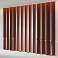 Modern Wall Background With Vertical Striped Design And Multiple Color Options 3d model