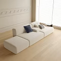 Modern Multi-Person Sofa Three-Person Sofa 3d model