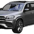Silver Mercedes Benz SUV With Sleek Body And Alloy Wheels