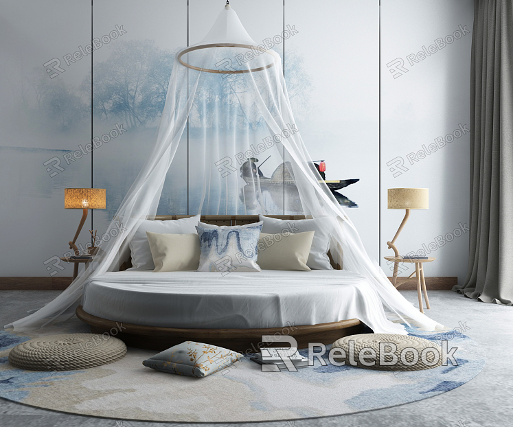 Nordic Round Bed Inn model