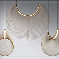 Modern Metallic Wire Chandeliers With Hollow Structure And Warm Light For Elegant Interior