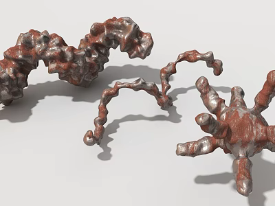 Cultural stone landscape rockery landscape stone scorched stone 3d model