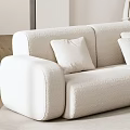 Silent double sofa 3d model