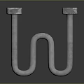 Heavy Duty Industrial Metal U Shaped Bolts Hardware Tools With Square Head Design