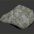 Wood And Stone Natural Decorative Material With Irregular Shape Green Veins And Textured Surface