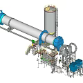 Industrial Processing Equipment With Rotary Kiln Pipes Tower And Structural Components
