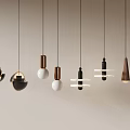 Modern chandelier combination 3d model