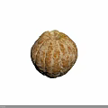 Fresh Peeled Citrus Fruit With Textured Surface And Vibrant Orange Color