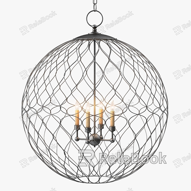 Industrial Wind Chandelier Metal Chandelier Light Fixtures model