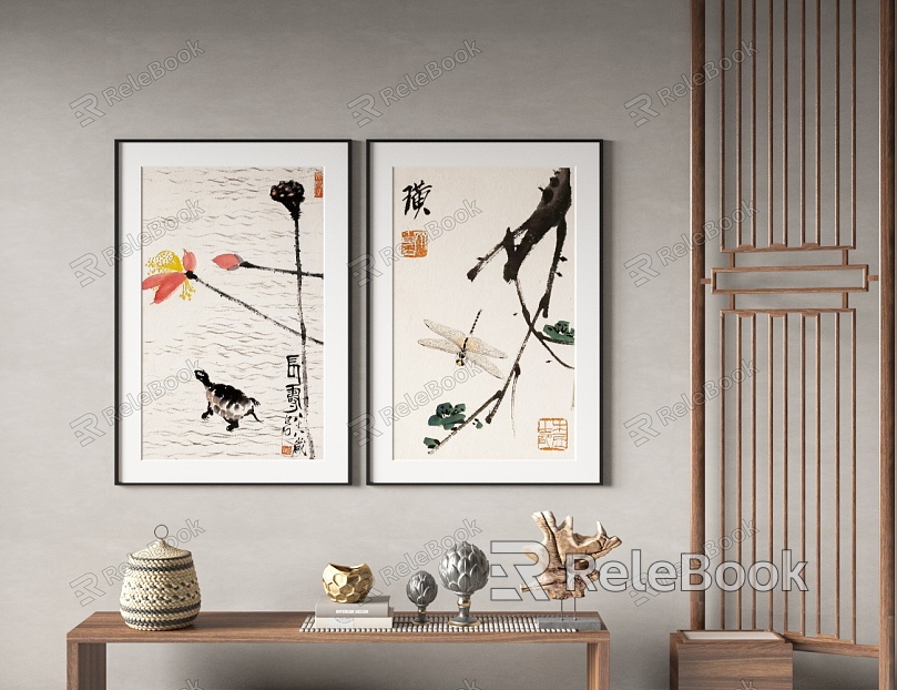 New Chinese Decorative Painting model