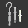 Durable Hardware Tools Featuring Hooked Metal Expansion Bolts Metal Screws And Plastic Anchors