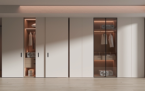 Modern wardrobe 3d model