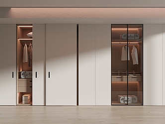 Modern wardrobe 3d model