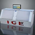 Milk Tea Shop Commercial Ice Machine With Digital Display And Ice Logo