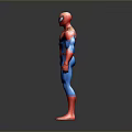 Spider Man Action Figure In Red And Blue Costume Standing Pose