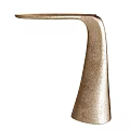 Modern Minimalist Side Tables in Dark Gray White and Gold for Stylish Home Decor