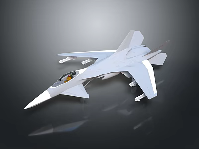 White Aerodynamic Spacecraft Model For Cosmic Exploration Missions 3d model