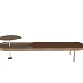 Modern Bench Casual Stool 3d model
