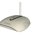 SAGEM Wireless Router With White Compact Design And Antenna For Home Network