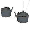 Old Kettle Old Object 3d model