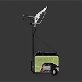 Portable Commercial Solar Powered Wheeled Lighting Equipment With Panel And Mobile Design
