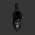 Durable Green Inline Skates With White Laces And Yellow Wheels For Adults