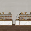 Container Middle Island Cabinet Bread Cabinet Shopping Mall Container Display Cabinet 3d model