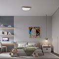 Children's Room Cream Style Silent Style Boys Room Girls Room Second Bedroom Guest Bedroom Study 3d model