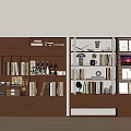 Modern Middle Ancient Bookcase Modern Middle Ancient Style Bookcase 3d model