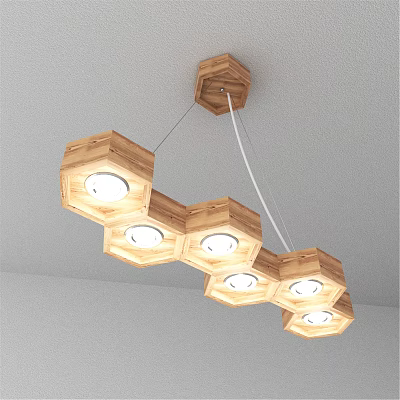 Modern chandelier 3d model