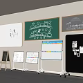 Various Wall Mounted and Stand Up Whiteboards Blackboards with Different Designs