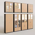 Modern Minimalist File Cabinet File Cabinet Tin Cabinet 3d model