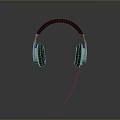 High Quality Wired Headphones With Brown Leather Earpads And Metal Frame Design